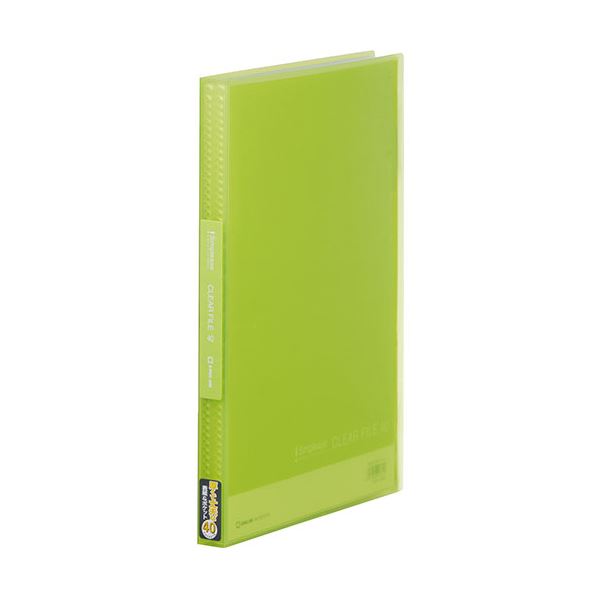 (まとめ) KING JIM(キングジム) シンプリーズ クリアーファイル 40P 黄緑 KJ-186TSPW-YG 〔×5セット〕〔代引不可〕の通販は 5,260円