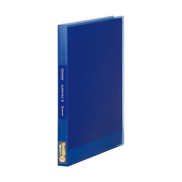 (まとめ) KING JIM(キングジム) クリアーファイル A4 40P コバルトブルー KJ-186TSPW-CB 〔×5セット〕〔代引不可〕の通販は 4,734円