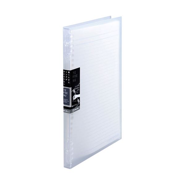 (まとめ) KING JIM(キングジム) TEFRENU バインダーノート B5 スリム 透明 KJ-476TTE-CL 〔×5セット〕〔代引不可〕の通販は