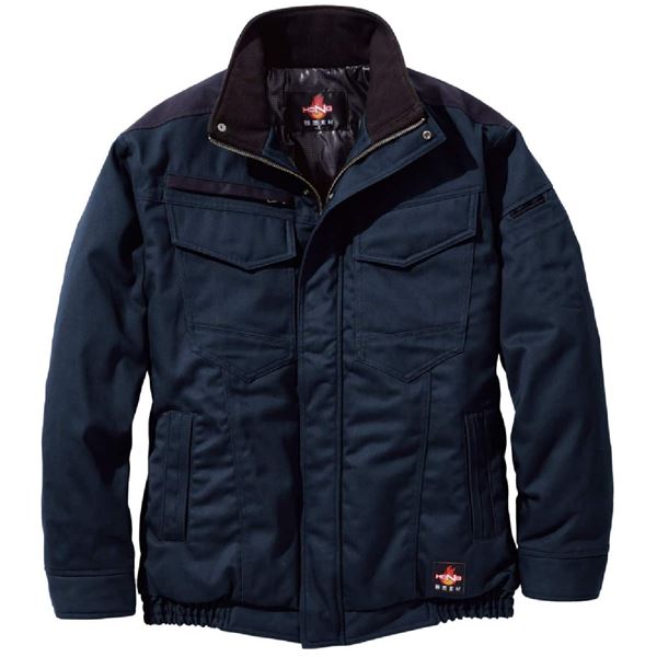 村上被服 HOOH 難燃防寒ブルゾン 4233 ネイビー 5L〔代引不可〕の通販は