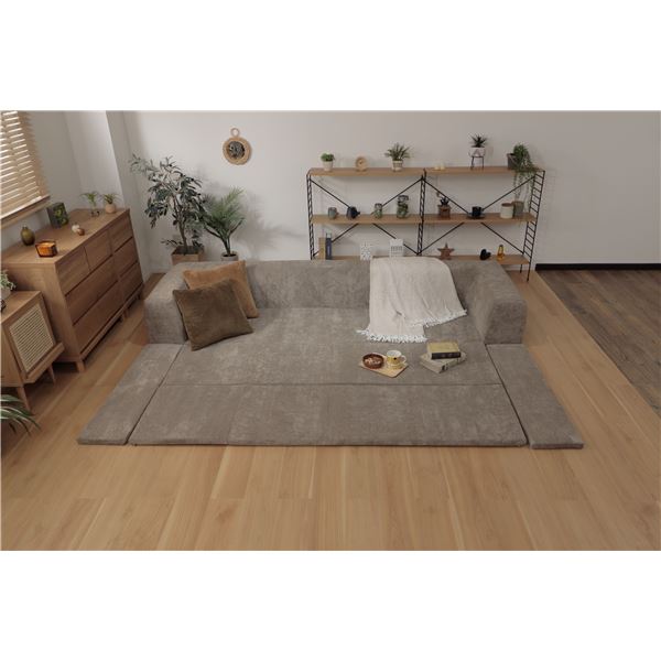 洗える！キレイめローソファ ローソファ フロアソファ 幅170cm 分割式