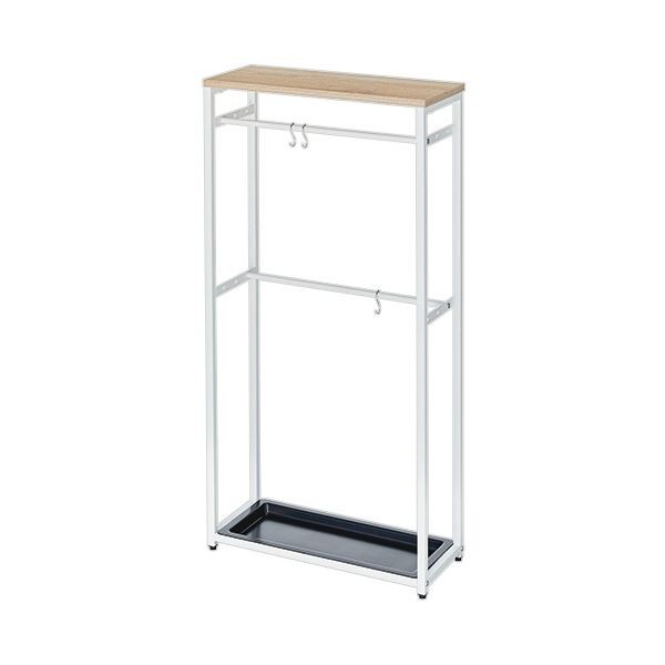 YAMAZEN アンブレラスタンド 幅500×奥行200×高さ1000mm ナチュラル/マットホワイト RUS-50（NA2/MWH） 1台〔代引不可〕の通販は