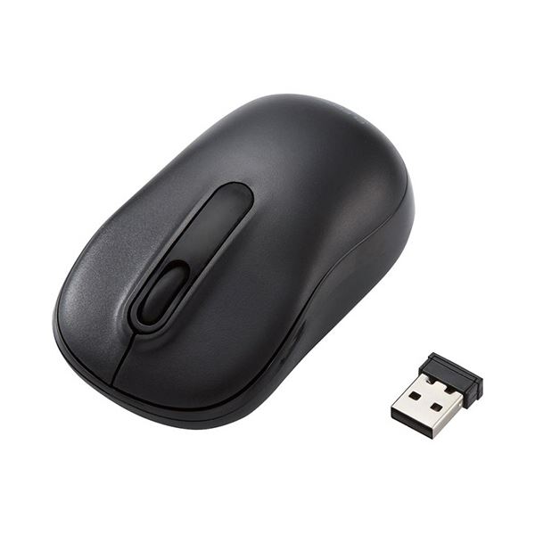 (まとめ）エレコム 抗菌ワイヤレス静音光学式マウス 3ボタン Mサイズ ブラック M-DY11DRSKBK 1個〔×5セット〕〔代引不可〕の通販は 12,343円