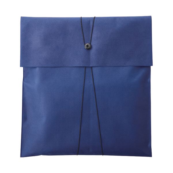 (まとめ）ヘッズ 不織布パーツ付ギフトバッグ L ネイビー FPN-BL 1パック（10枚）〔×5セット〕〔代引不可〕の通販は