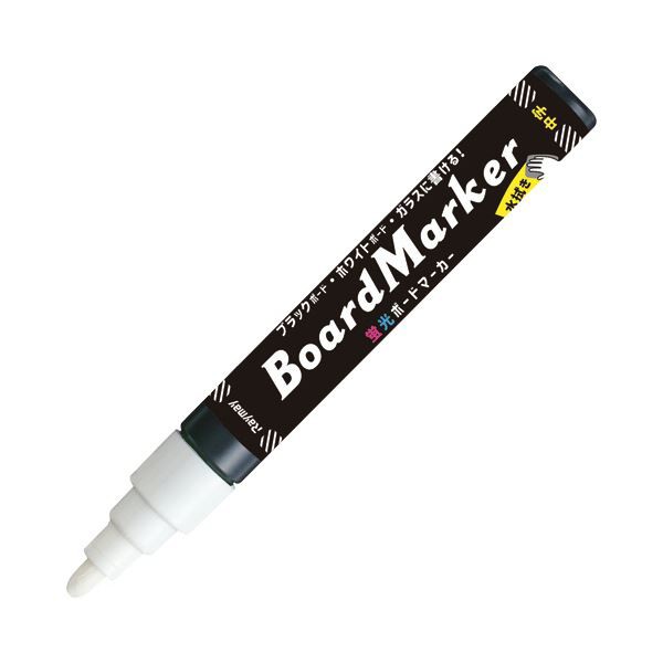 (まとめ）レイメイ藤井 蛍光ボードマーカー 中字ホワイト LBM1046W 1本〔×50セット〕〔代引不可〕の通販は 18,247円