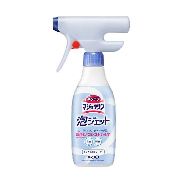 まとめ）花王 キッチンマジックリン 泡ジェット本体 370ml 1本〔×10