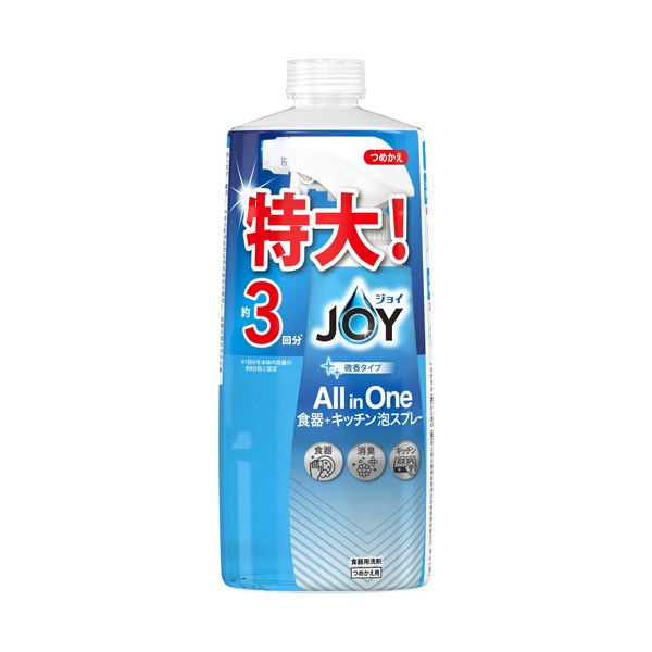 (まとめ)P&G ジョイミラクル・クリーン泡スプレー 微香タイプ つめかえ用 3回分 690ml 1本 〔×10セット〕〔代引不可〕の通販は 11,118円