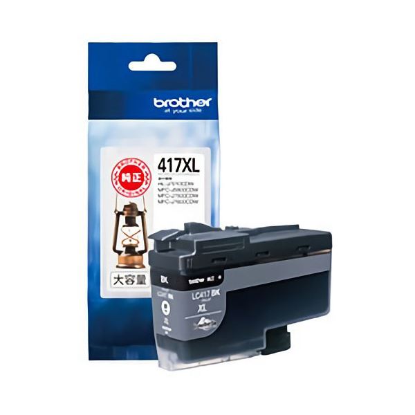 〔純正〕 ブラザー インクカートリッジ ブラック 大容量 LC417XLBK〔代引不可〕