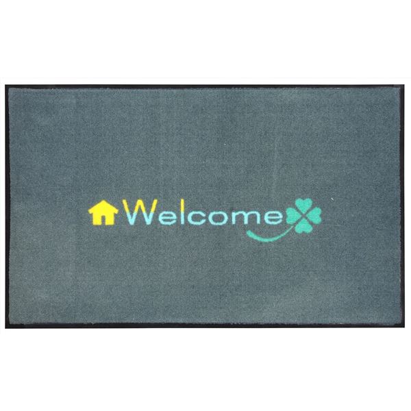 山崎産業 マイホームスタイルマット #3 約75×45cm ウェルカムクローバー〔代引不可〕の通販は 5,000円