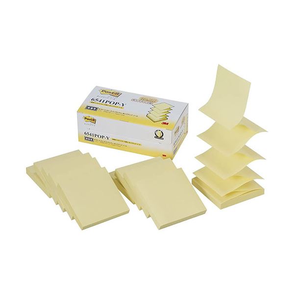 3M Post-it ポストイット エコノパック ポップアップノート イエロー 3M-6541POP-Yの通販は 5,520円