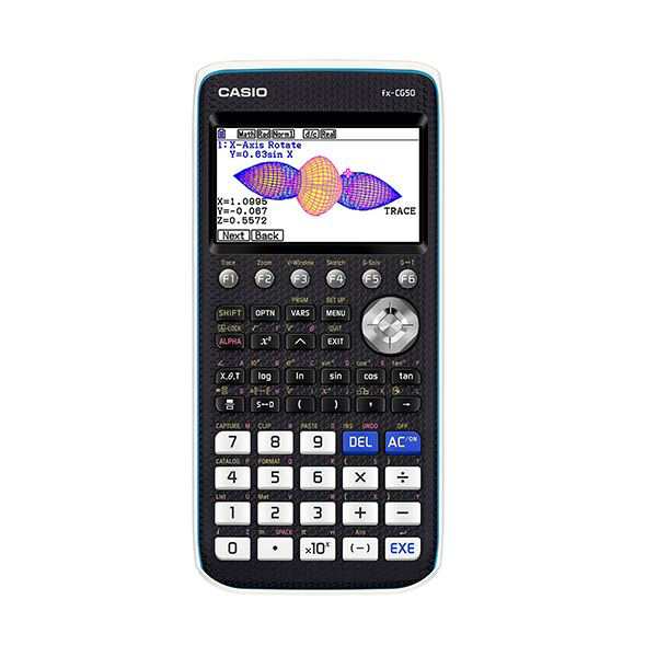 カシオ カラーグラフ関数電卓 10桁ハードケース付 fx-CG50-N 1台〔代引