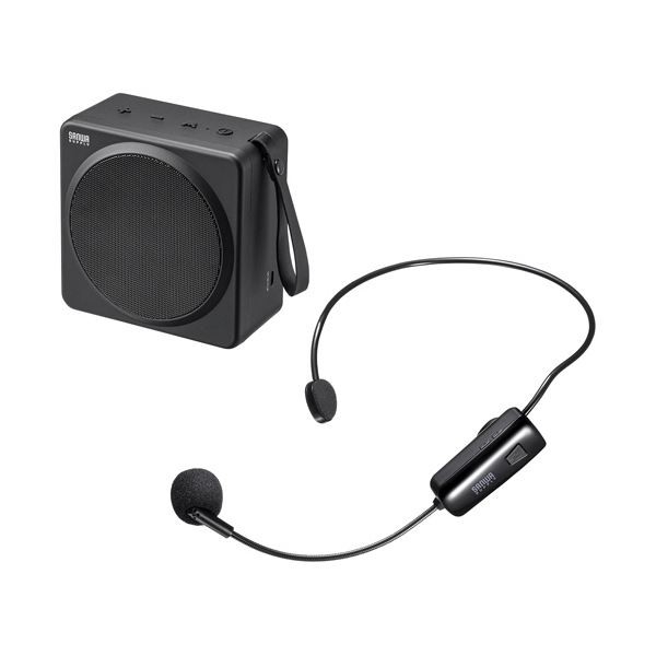 サンワサプライワイヤレスポータブル拡声器 MM-SPAMP15 1台〔代引不可〕