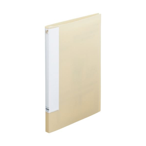 リヒトラブ CUBE FIZZクリヤーブック(サイドベンツ) A4タテ(見開きA3) 40ポケット(20シート) ベージュ N-6004-161セット(10冊)〔代引不可〕の通販は