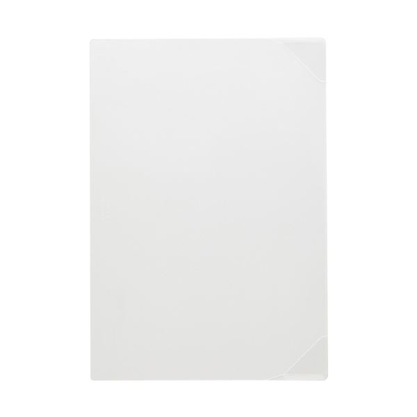 リヒトラブ かんたん検印ホルダー A4乳白 F-3435-1 1セット(50枚:5枚×10パック)〔代引不可〕の通販は