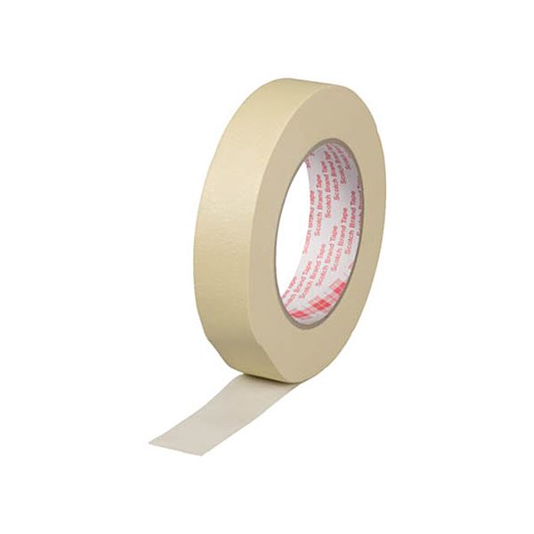 (まとめ) 3M 耐熱性クレープマスキングテープ214-3MNE 15mm×50m 214-3MNE15X50 1巻 〔×10セット〕〔代引不可〕の通販は