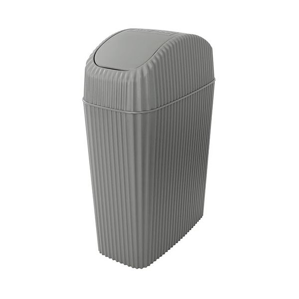 （まとめ） 八幡化成 ウェイビー304ミニスイングペール 4L ニューグレー WB12-304NGY 1個 〔×10セット〕〔代引不可〕の通販は