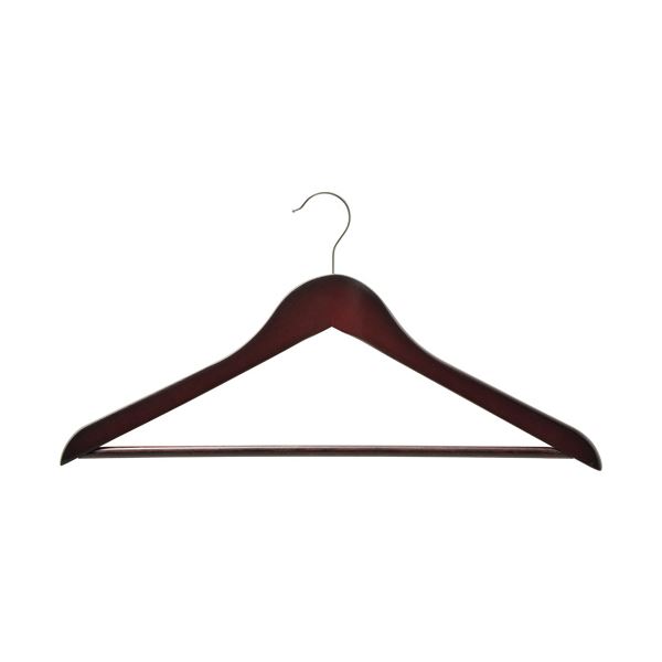 （まとめ） ニーズ 木製ハンガーアンティークブラウン 1箱（10本） 〔×5セット〕〔代引不可〕の通販は