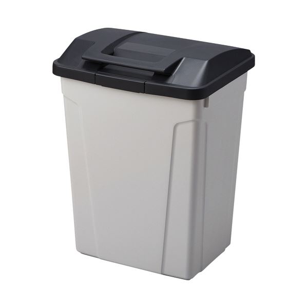 （まとめ） アスベル ハンドル付 分別ペール 70Lブラック 1台 〔×3セット〕〔代引不可〕の通販は