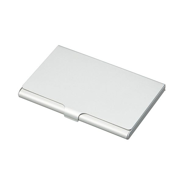 （まとめ） レイメイ藤井 アルミカードケース25枚収納 シルバー CHA1056S 1個 〔×10セット〕〔代引不可〕の通販は 8,351円