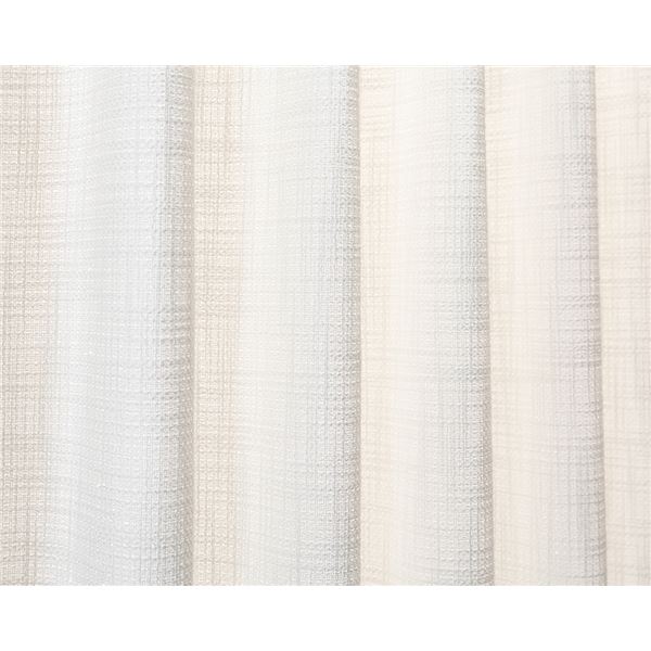 カーテン 幅150cm×丈245cm ホワイト 1枚 洗える 日本製 アジャスターフック タッセル付き 形状記憶 ロディ リビング ダイニング〔代引不可〕の通販は