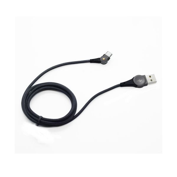 〔5個セット〕 日本トラストテクノロジー 180°回転コネクタケーブル for Ios 180ROTA-ICX5 5個セット 日本トラストテクノロジー 180°回転コネクタPD100W