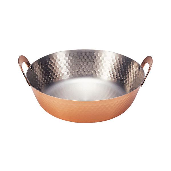 新光金属 鎚目入れ天ぷら鍋24cm S-1011〔代引不可〕の通販は