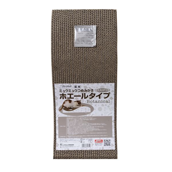 （まとめ）ミュウミュウつめみがきホエールタイプ ボタニカル〔×3セット〕 (猫用玩具/爪磨き)〔代引不可〕の通販は