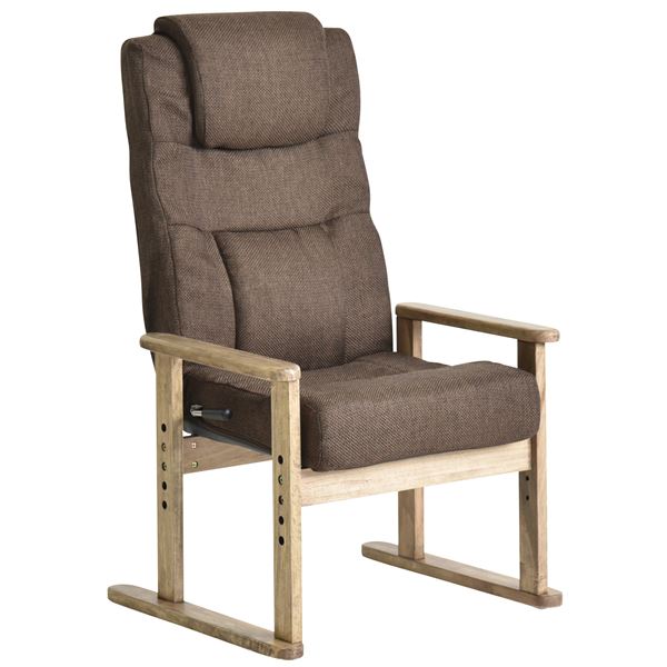 高座椅子 リビアパ DBR ダークブラウン 組立品〔代引不可〕〔代引不可〕の通販はその他カーペット・ラグ