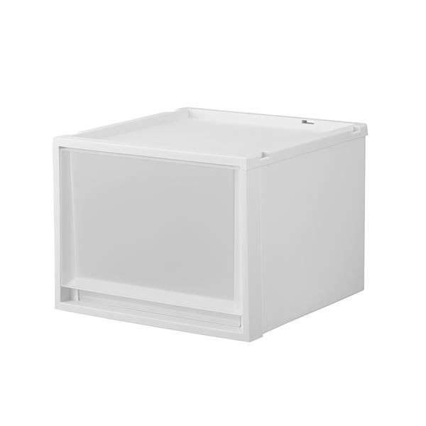 天馬 Fits フィッツケース 約幅40×奥行40×高さ30cm ホワイトクリア FC40-4030〔代引不可〕
