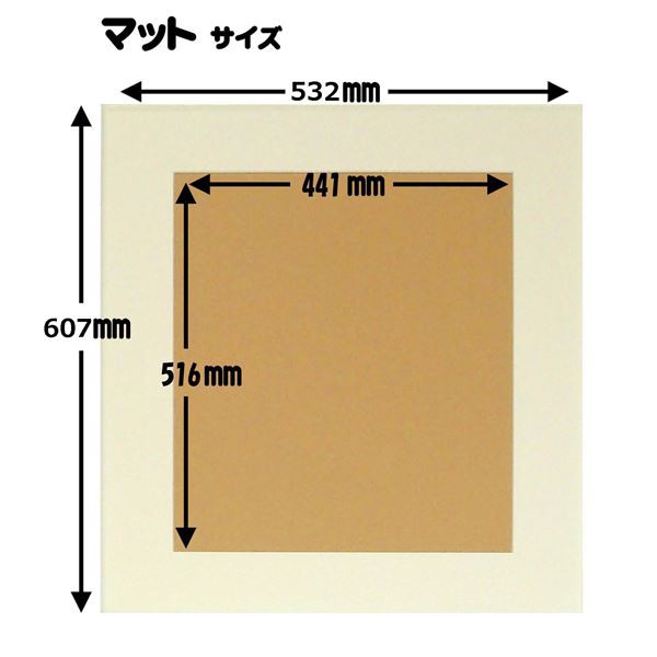 超軽量水彩額 366P水彩額F10(530×455ｍｍ) ベージュ〔代引不可〕の通販は