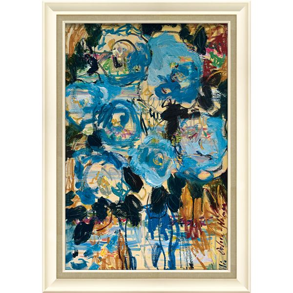 ユーパワー リリア・オルロヴァー・ホームズ Gel加工 アートフレーム 「ブルーブーケ」〔代引不可〕の通販は