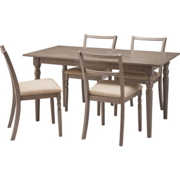 ダイニングテーブル グレー 約 W150×D80×H72cm 組立式〔代引不可〕〔代引不可〕の通販は