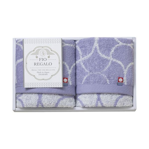 〔5セット〕 今治タオル FIO REGALO ウォッシュタオル2P B9053140X5〔代引不可〕の通販は 8,200円