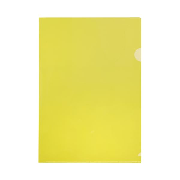 スマートバリュー カラーホルダー A4黄200枚 D611J-10YL〔代引不可〕の通販は 7,093円