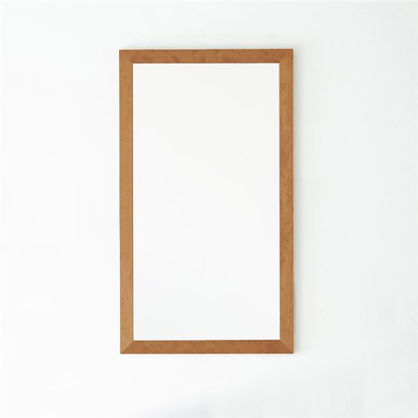 大型木製壁掛け鏡 ブラウン 大きなアンティーク調 壁掛け式鏡 ブラウン