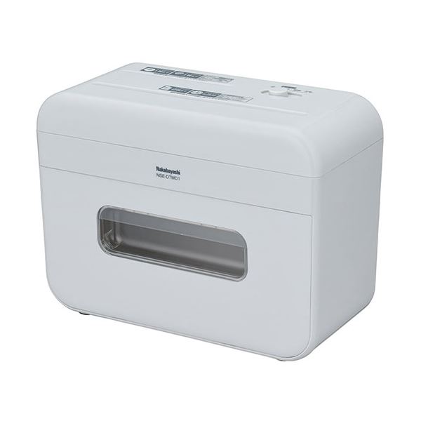 ナカバヤシ パーソナルシュレッダ デスクトップ ライトグレー NSE-DTM01LG〔代引不可〕