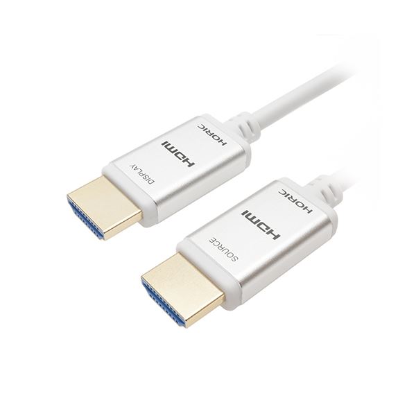 ホーリック 光ファイバー HDMIケーブル 10m スタンダードタイプ シルバー HH100-770SW ホーリック 光ファイバー HDMIケーブル 10m スタンダードタイプ