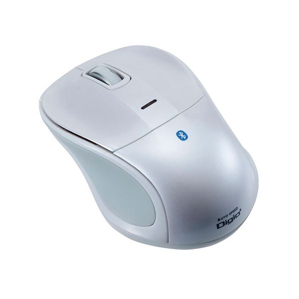 Digio デジオ 小型Bluetooth 静音3ボタンBlueLEDマウス ホワイト MUS-BKT111W〔代引不可〕の通販は 5,945円