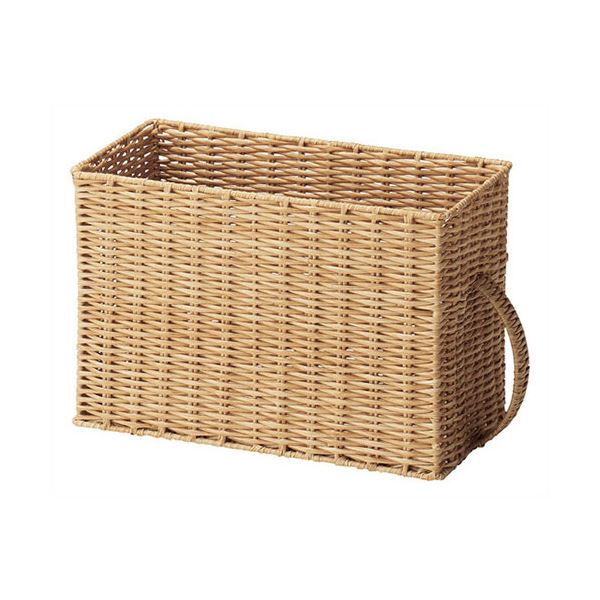 〔5セット〕 ちどり産業 ナチュラルスタイルバスケット NA ナチュラル 59-30NAX5〔代引不可〕の通販は 16,480円