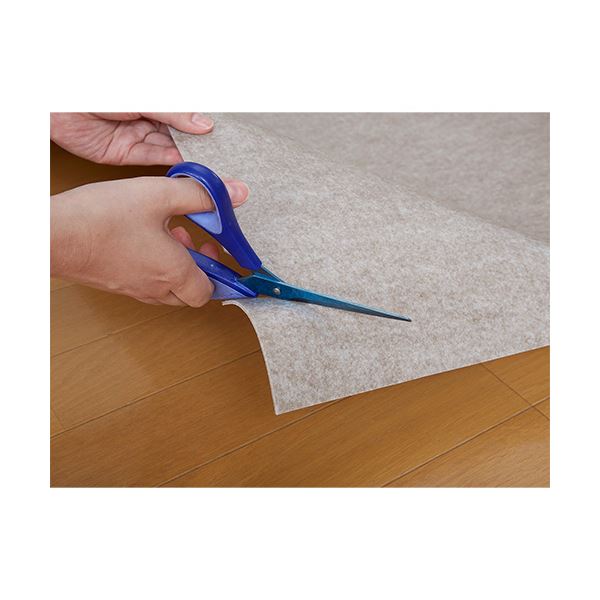 サンコーおくだけ吸着 拭けるキッチンマット 60×180cm 無地 ブラウン KP-78 1枚〔代引不可〕の通販は