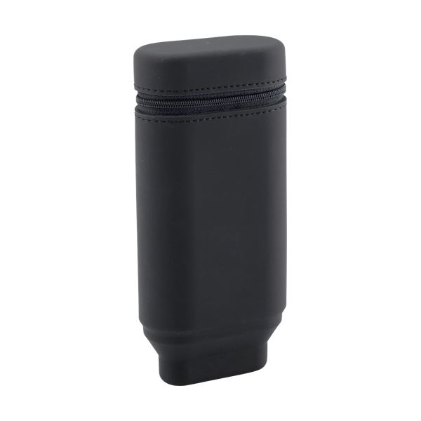 （まとめ） リヒトラブSMART FIT ACTACT スタンドペンケース（オーバルタイプ） ブラック A-7694-24 1個 〔×2セット〕〔代引不可〕の通販は