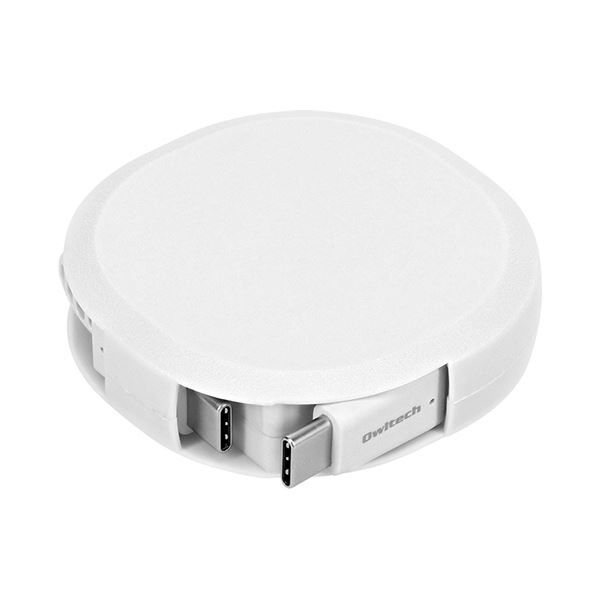 オウルテック Cto Cケーブル 片引き巻取り式 PD60W ホワイト 90cm OWL-CBKRPCC90-WH 1個〔代引不可〕の通販は