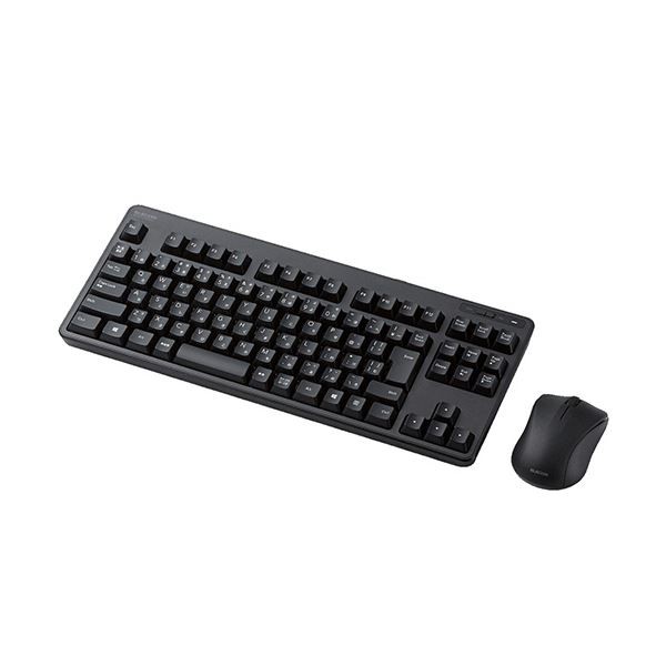 エレコム無線コンパクトキーボード＆マウス ブラック TK-FDM105MBK 1セット〔代引不可〕の通販は