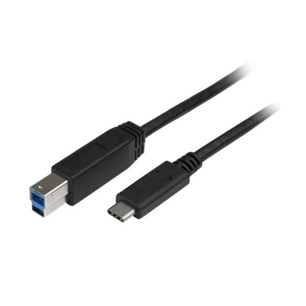 StarTech.com USBケーブル USB3.0準拠 2m タイプC（オス）-B（オス） ブラック USB315CB2M1本〔代引不可〕の通販は