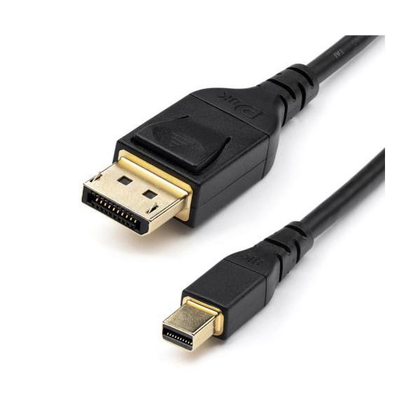 StarTech.com Mini DP-DisplayPort1.4 ケーブルVESA認証／8K60Hz、4K120Hz対応／HBR3 DP14MDPMM2MB 1本〔代引不可〕の通販は