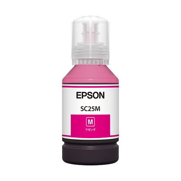 エプソンインクボトル マゼンタ 140mL SC25M 1個〔代引不可〕
