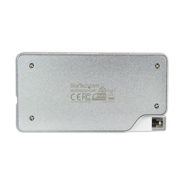 StarTech.com トラベルAVアダプタ（アルミ製ケース） MDPVGDVHD4K 1台〔代引不可〕の通販は