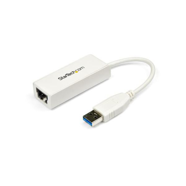 StarTech.com USB3.0-Gigabit Ethernetアダプタ 10・100・1000Mbps対応 ホワイトUSB31000SW 1個〔代引不可〕の通販は