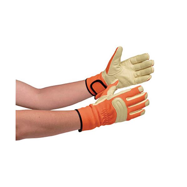 ミドリ安全消防・レンジャー用 防火手袋（豚革補強タイプ） LL MK-FM-2-OR-LL 1双〔代引不可〕の通販は