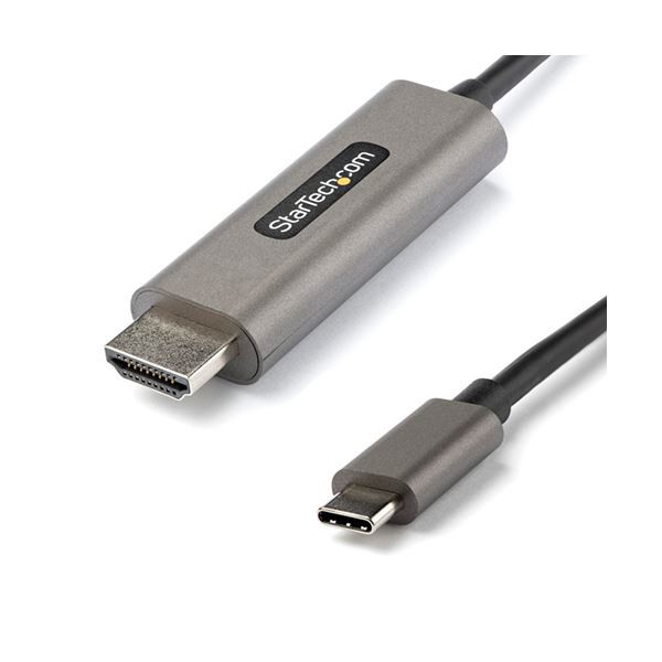 StarTech.com USB TypeC-HDMI 変換ケーブル 2m 4K／60Hz スペースグレー CDP2HDMM2MH1本〔代引不可〕